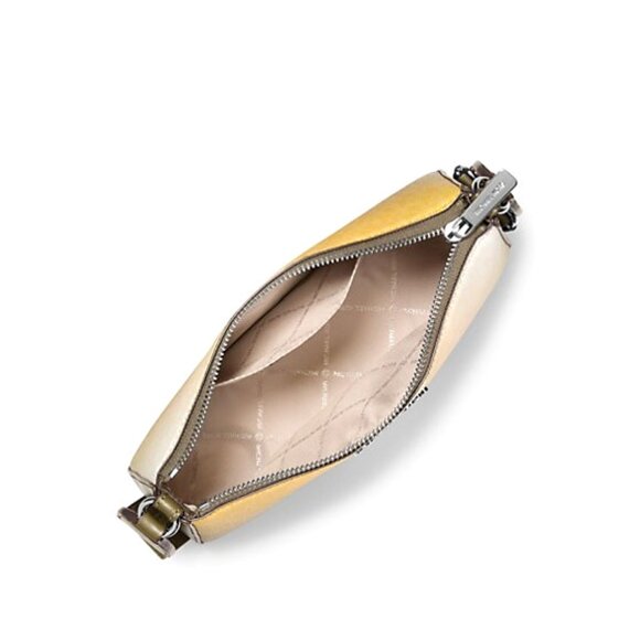 New Michael Kors Jet Set Small Ombré Logo Crossbody Bag with Case Olive Multi - Picture 2 of 5